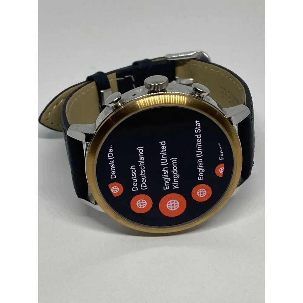 Fossil Gen 4 Authentic Digital Dial Smart Watch Custom Band FTW6016 AB588